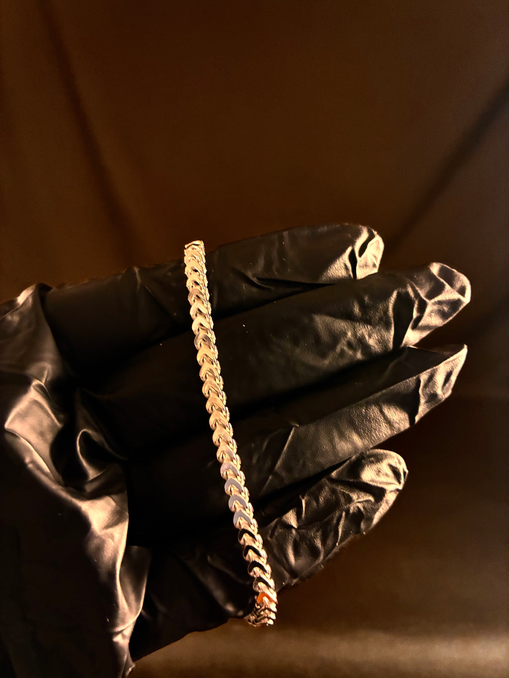 3MM 7.5inch Silver Franco Bracelet