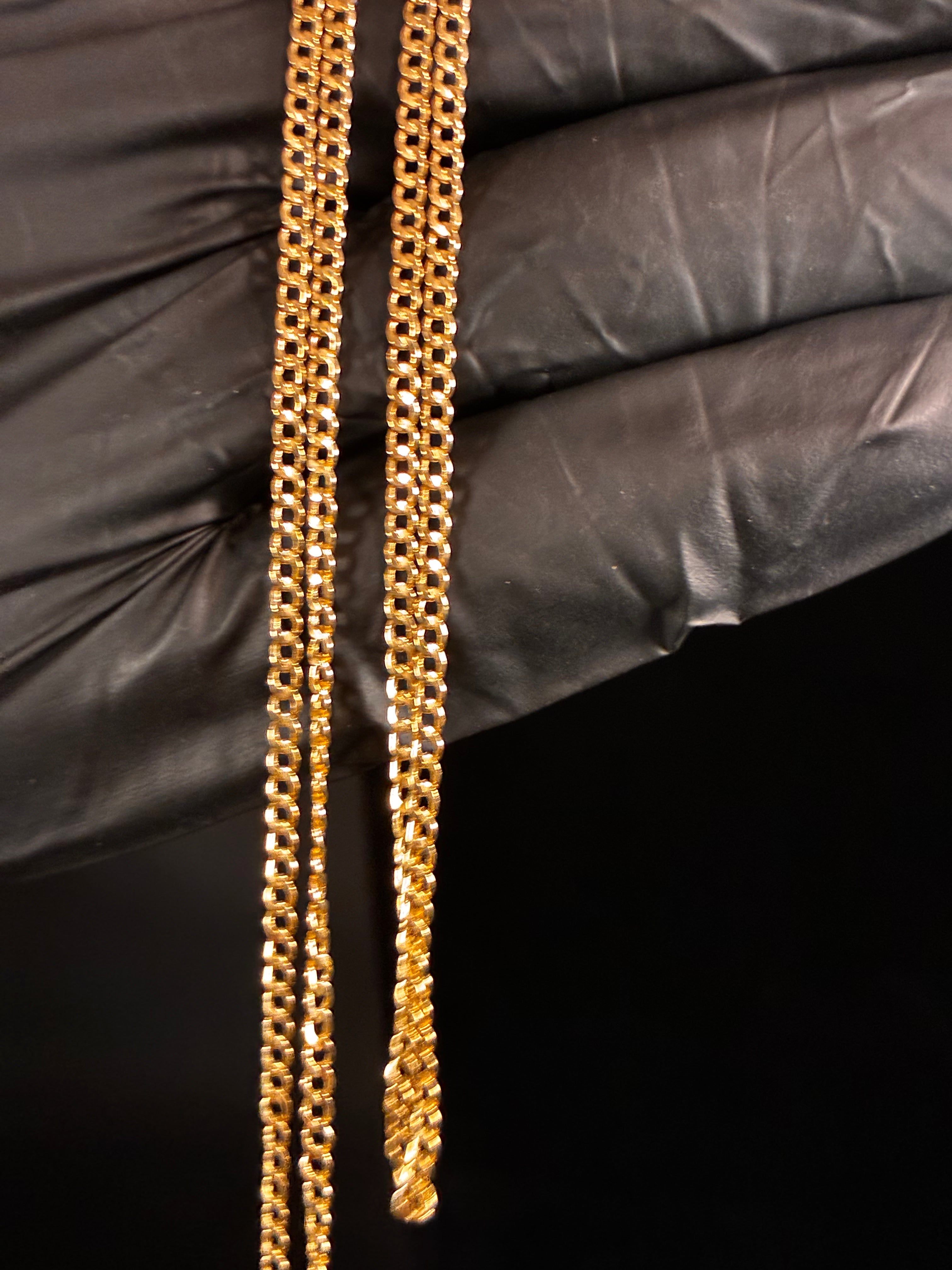 2MM 22inch 10K Cuban Link