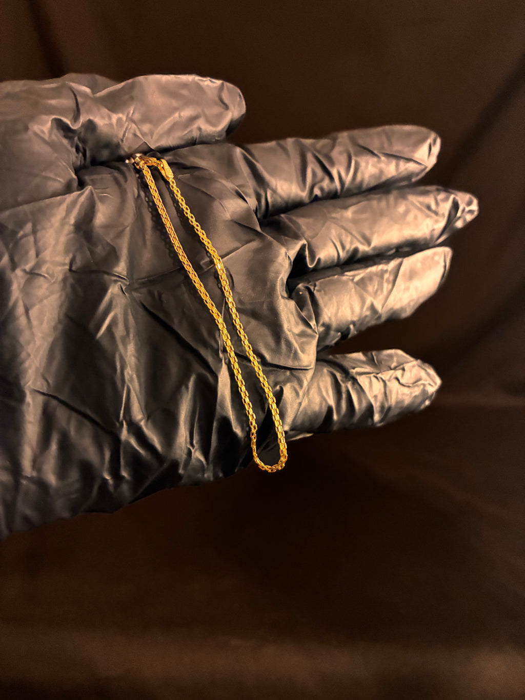 2MM 7inch 10K Gold Bismarck bracelet