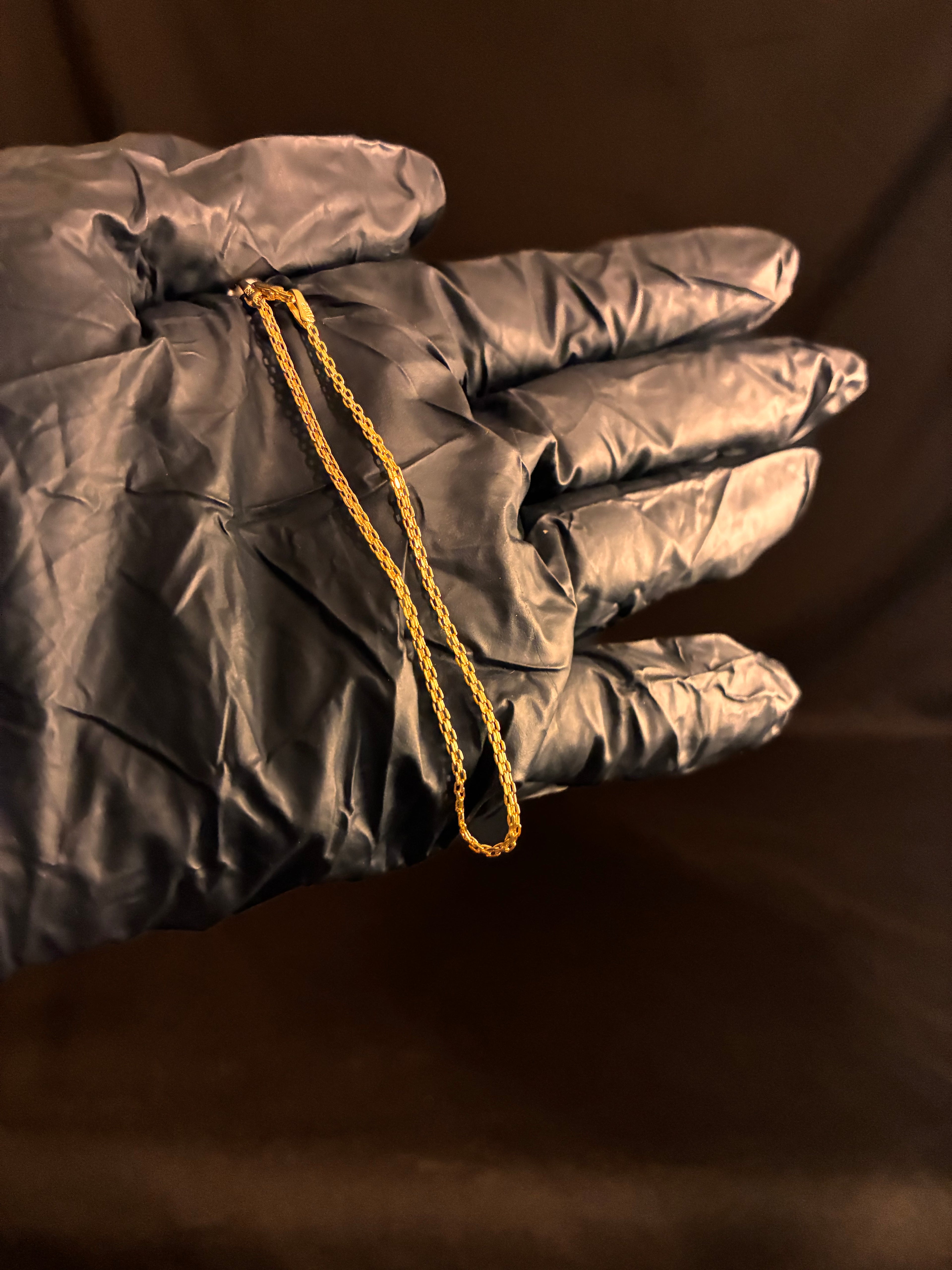2MM 7inch 10K Gold Bismarck bracelet