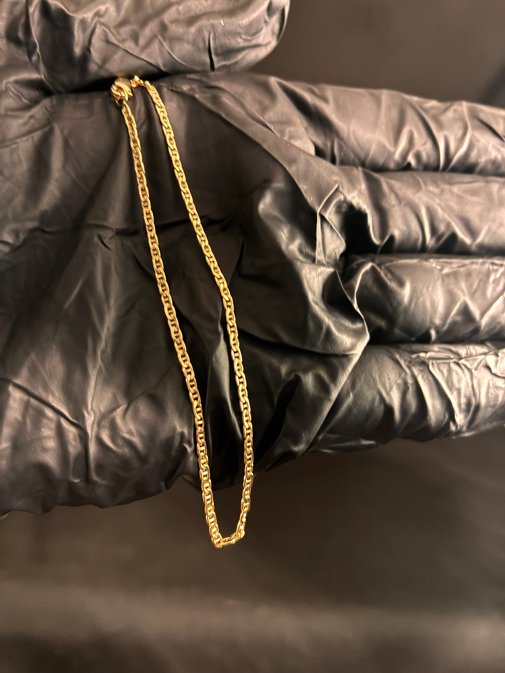 2MM 7inch 10K Gold Mariner Bracelet