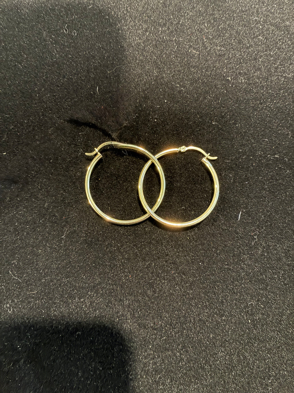 10K Solid Gold Hoops