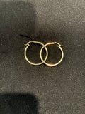 10K Solid Gold Hoops