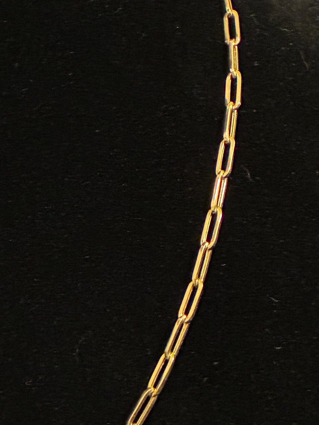 3.7MM 18inch 10K Gold Paperclip