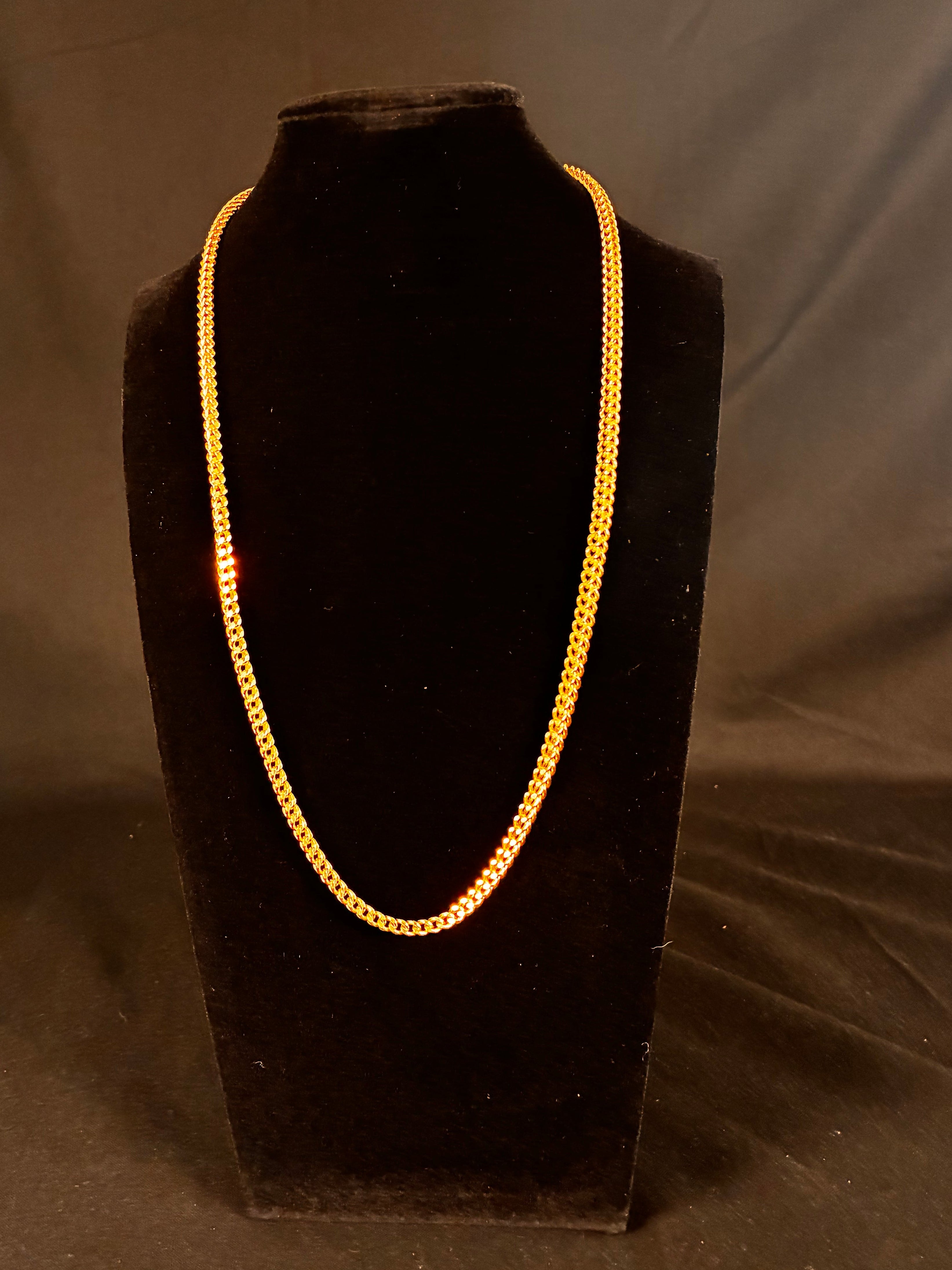 4MM 22inch Solid 10K Gold Franco