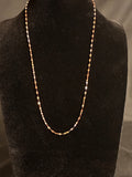 2MM 18inch 10K Tri-color Gold Mirror Link