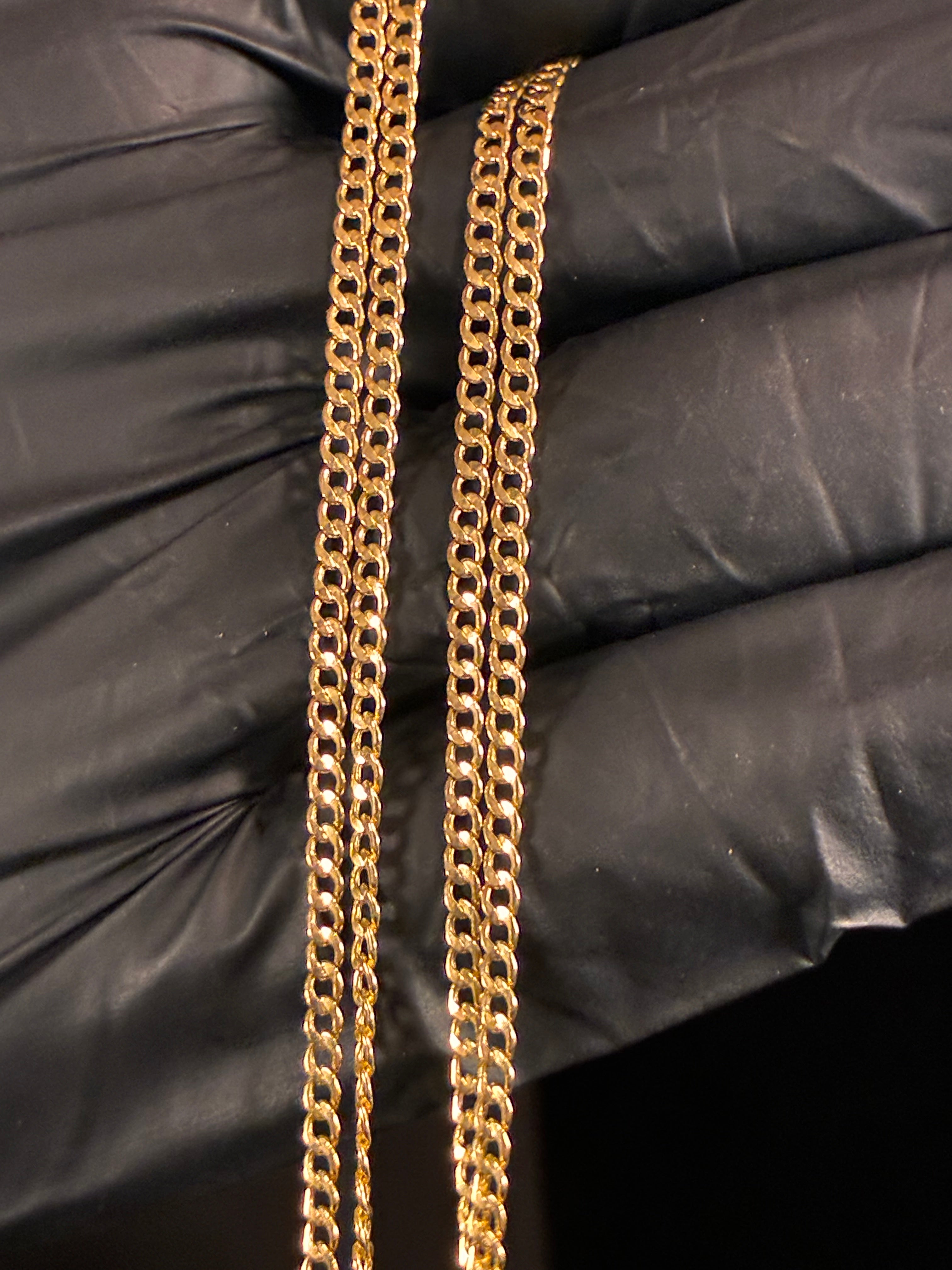 2MM 22inch 10K Cuban Link