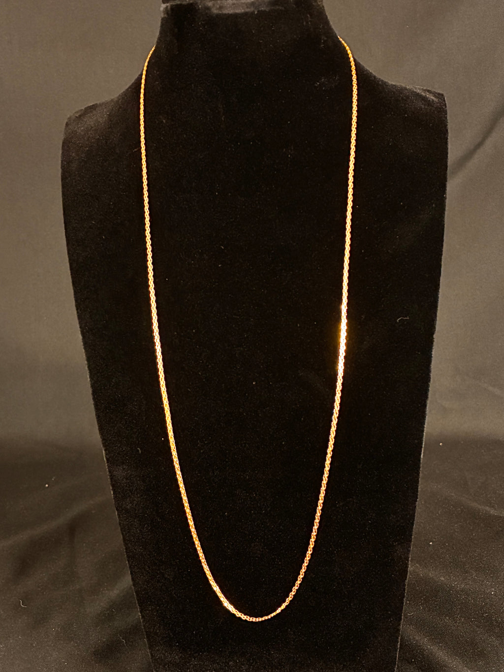 2MM 24inch 10K Italian Gold Bismarck