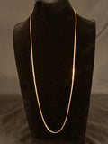 2MM 24inch 10K Italian Gold Bismarck