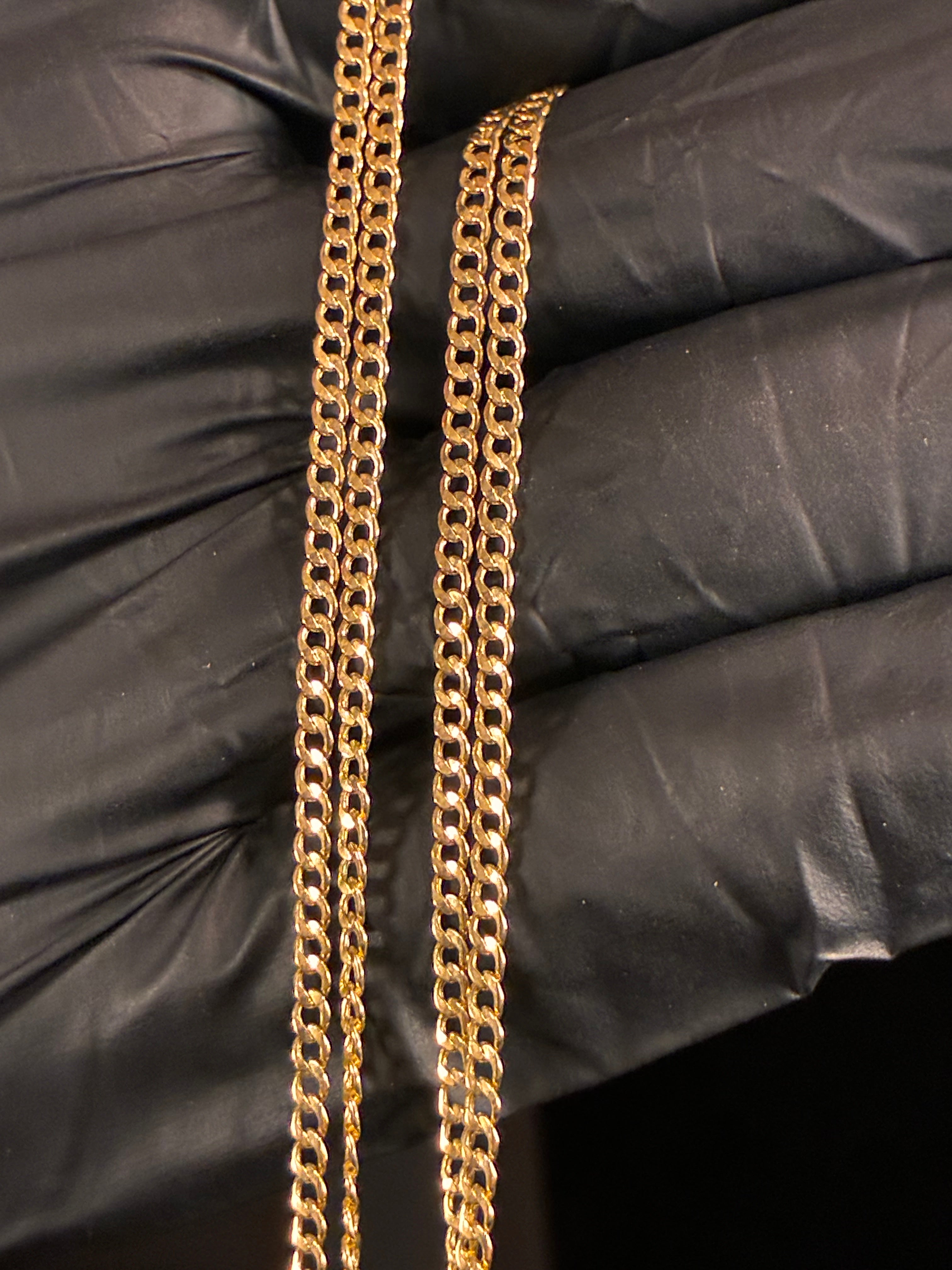 2MM 22inch 10K Cuban Link