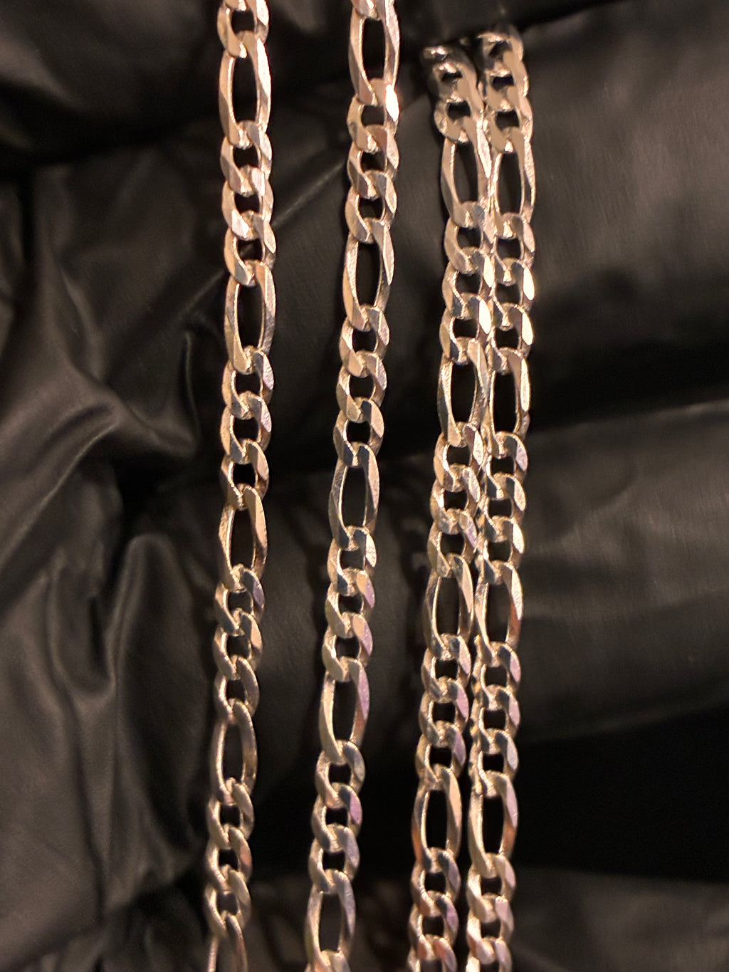 2.8MM 20inch Silver Figaro Necklace