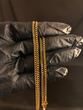 2.5MM 18inch 10K Gold Cuban Link