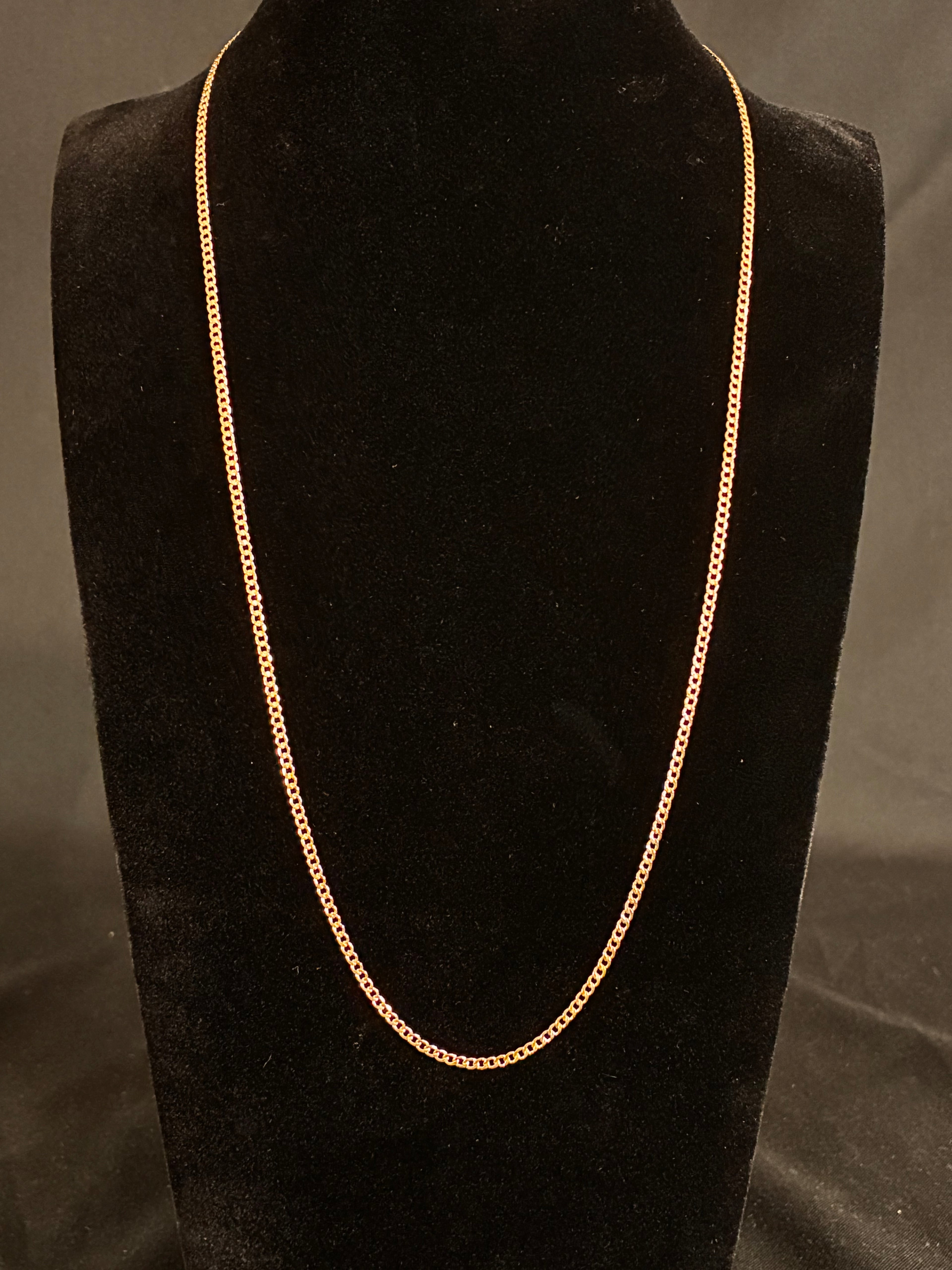 2MM 22inch 10K Cuban Link