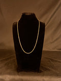 2MM 20inch 10K Gold Diamond Cut Rope