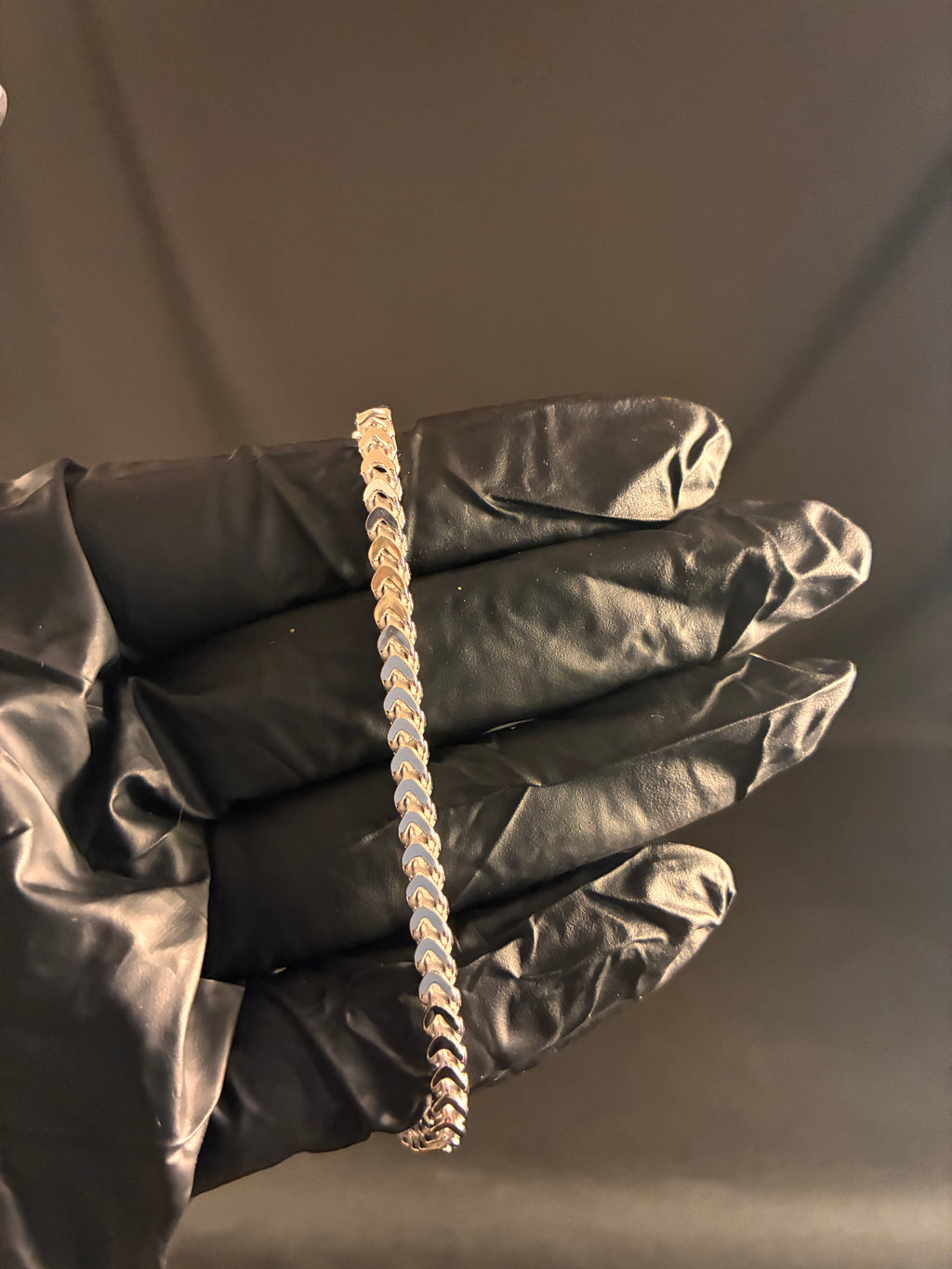 3MM 7.5inch Silver Franco Bracelet