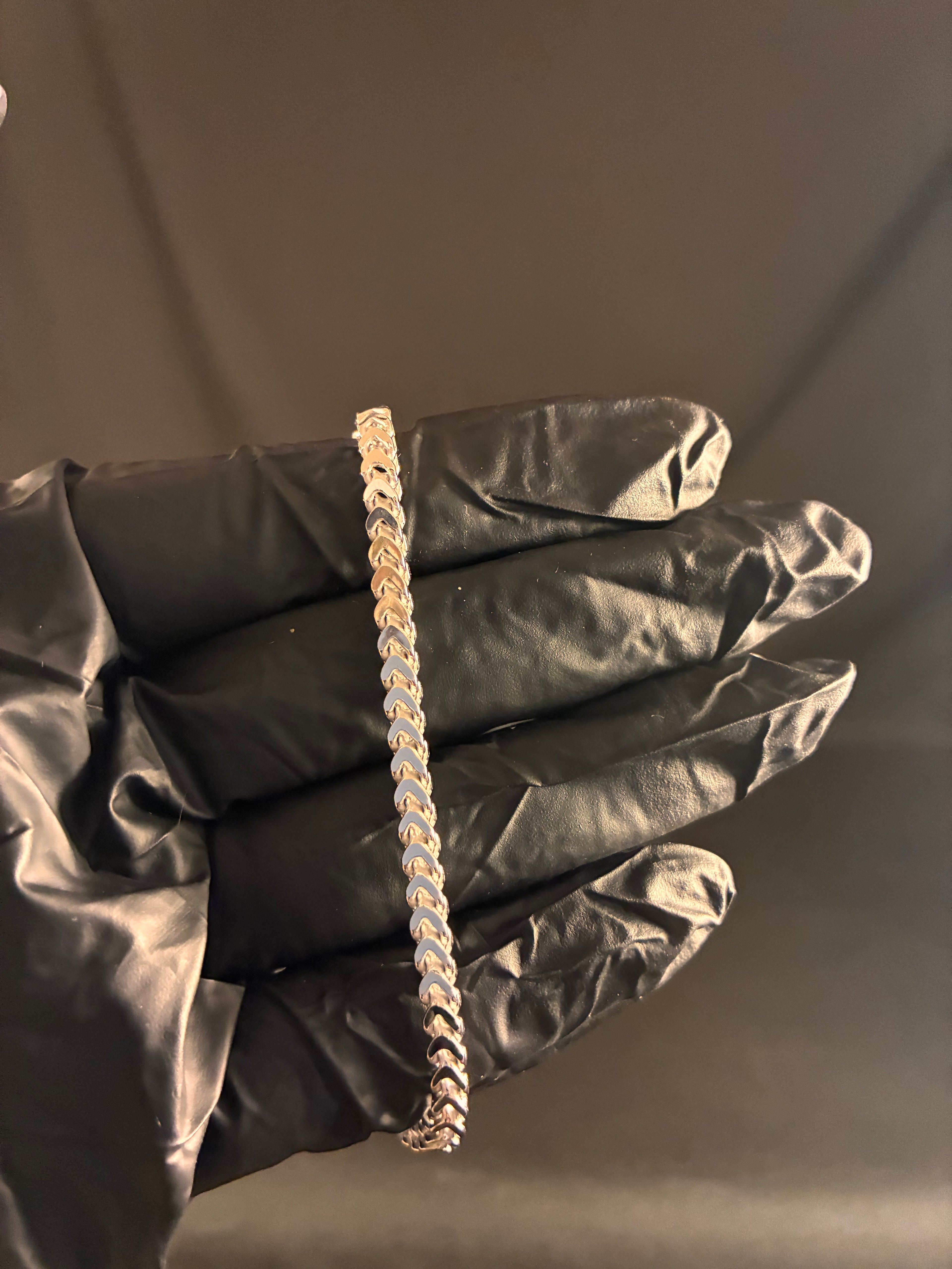 3MM 7.5inch Silver Franco Bracelet