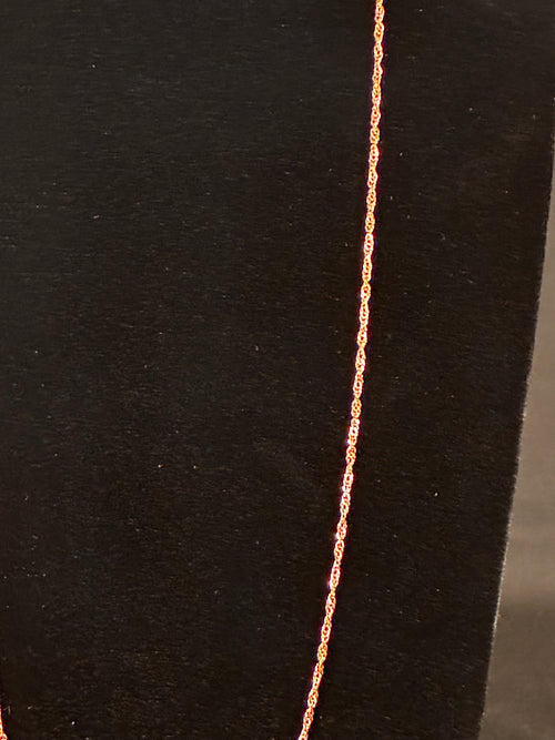 1.8MM 24inch 14K Rose Gold Singapore