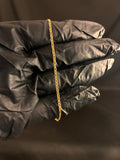 2MM 7inch 10K Gold Mariner Bracelet