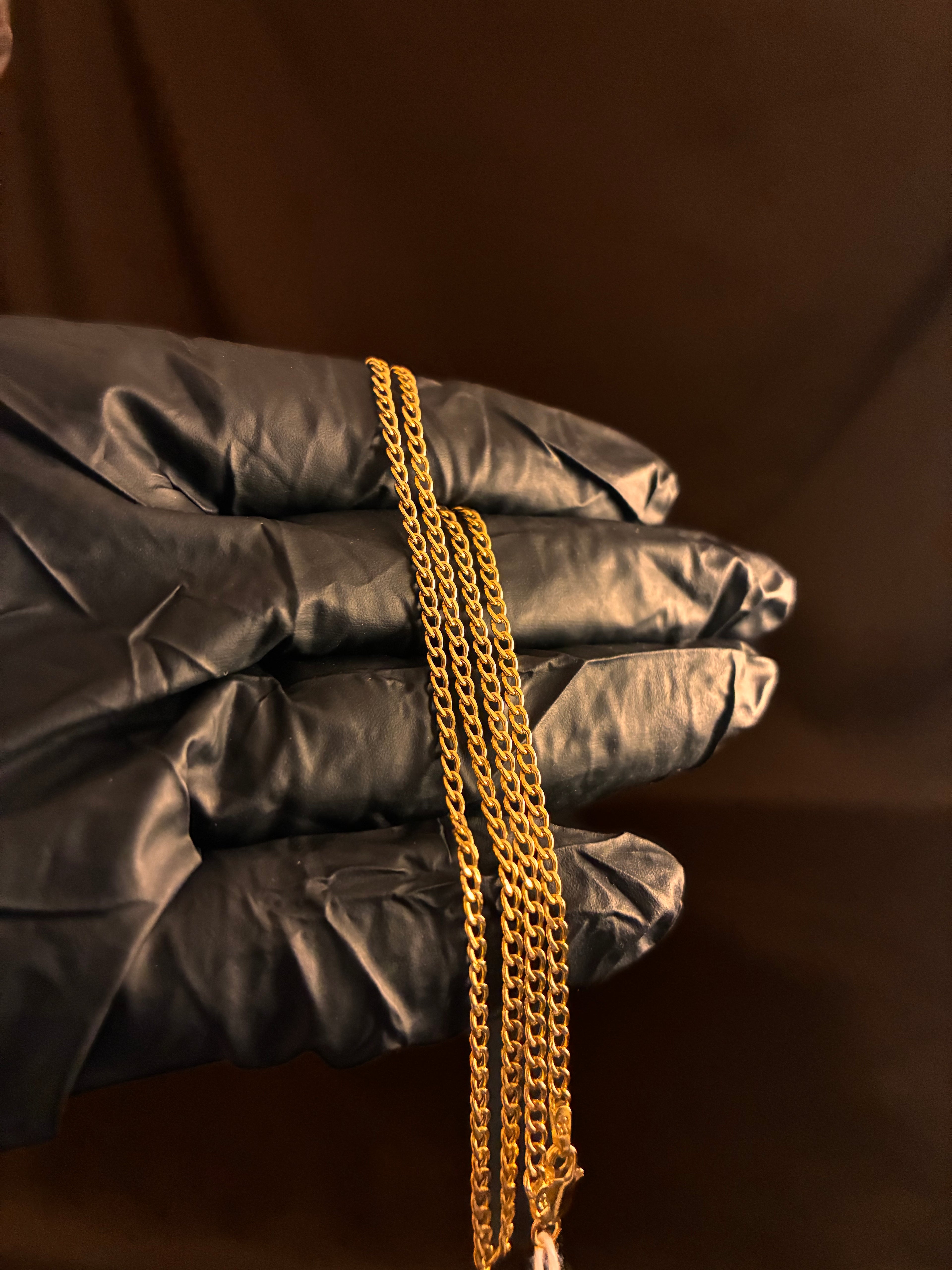 2.5MM 18inch 10K Gold Cuban Link