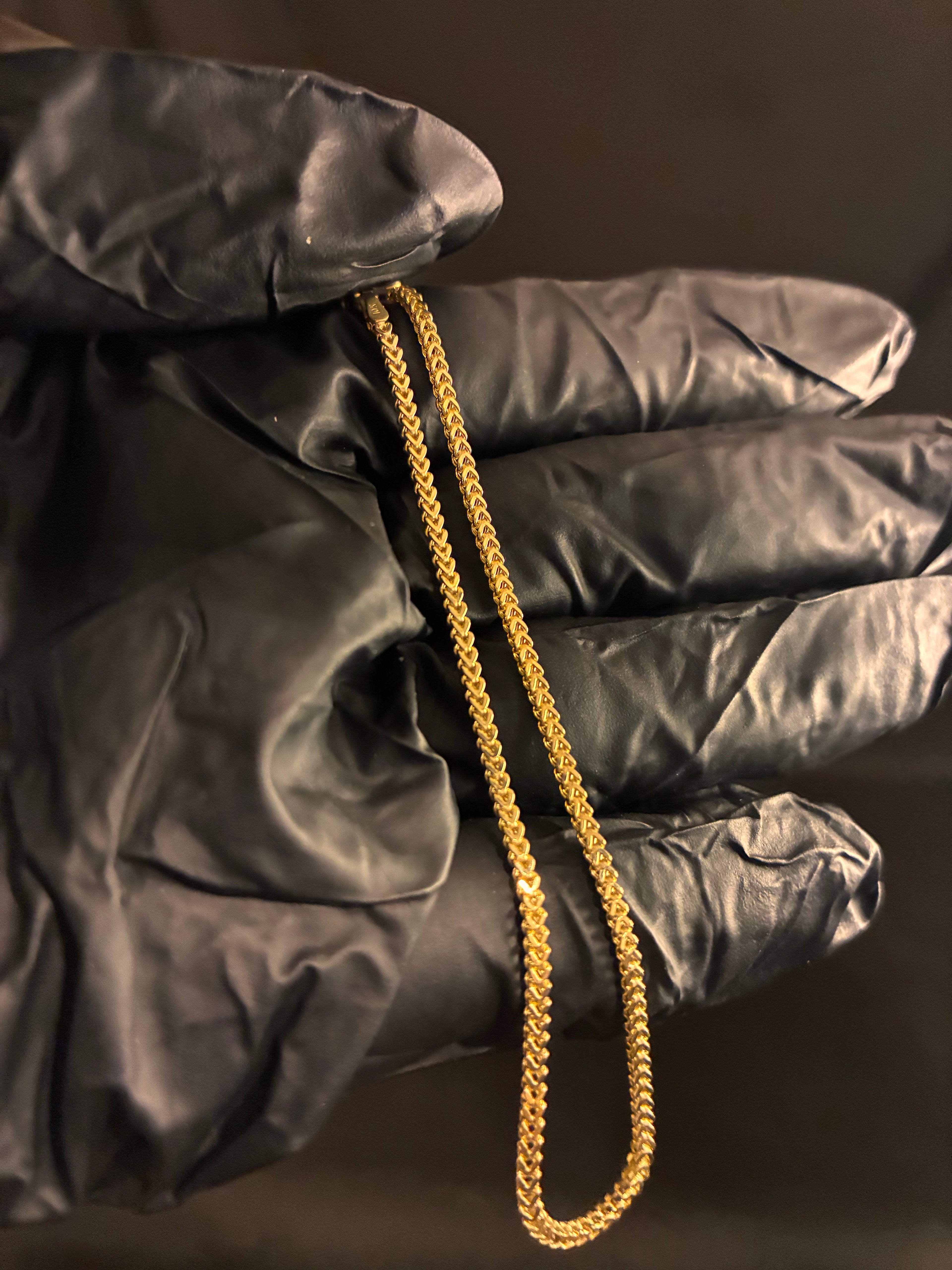 2MM 8inch 10K Gold Franco Bracelet