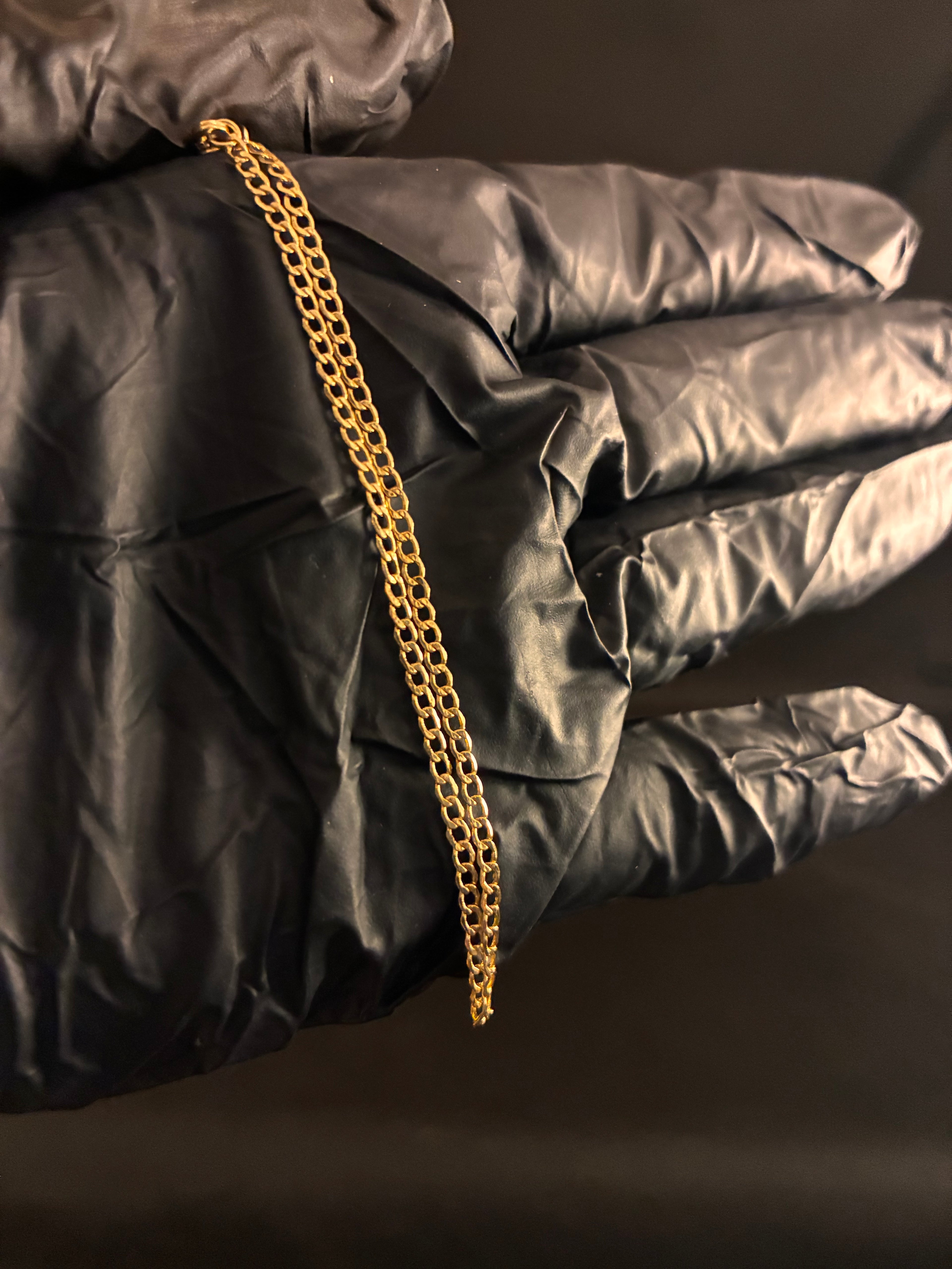 2MM 7.5inch 10K Gold Cuban link bracelet