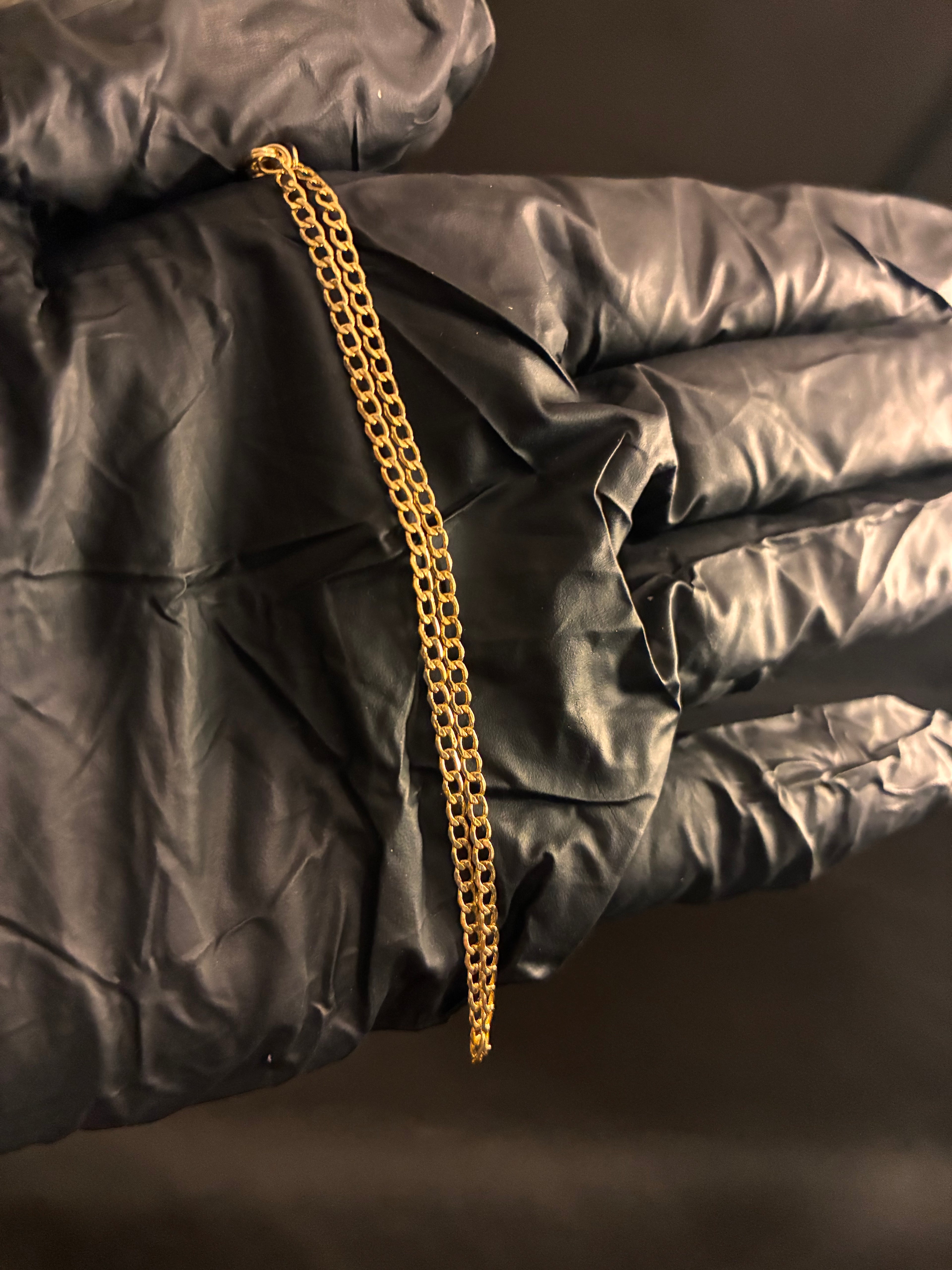 2MM 7.5inch 10K Gold Cuban link bracelet