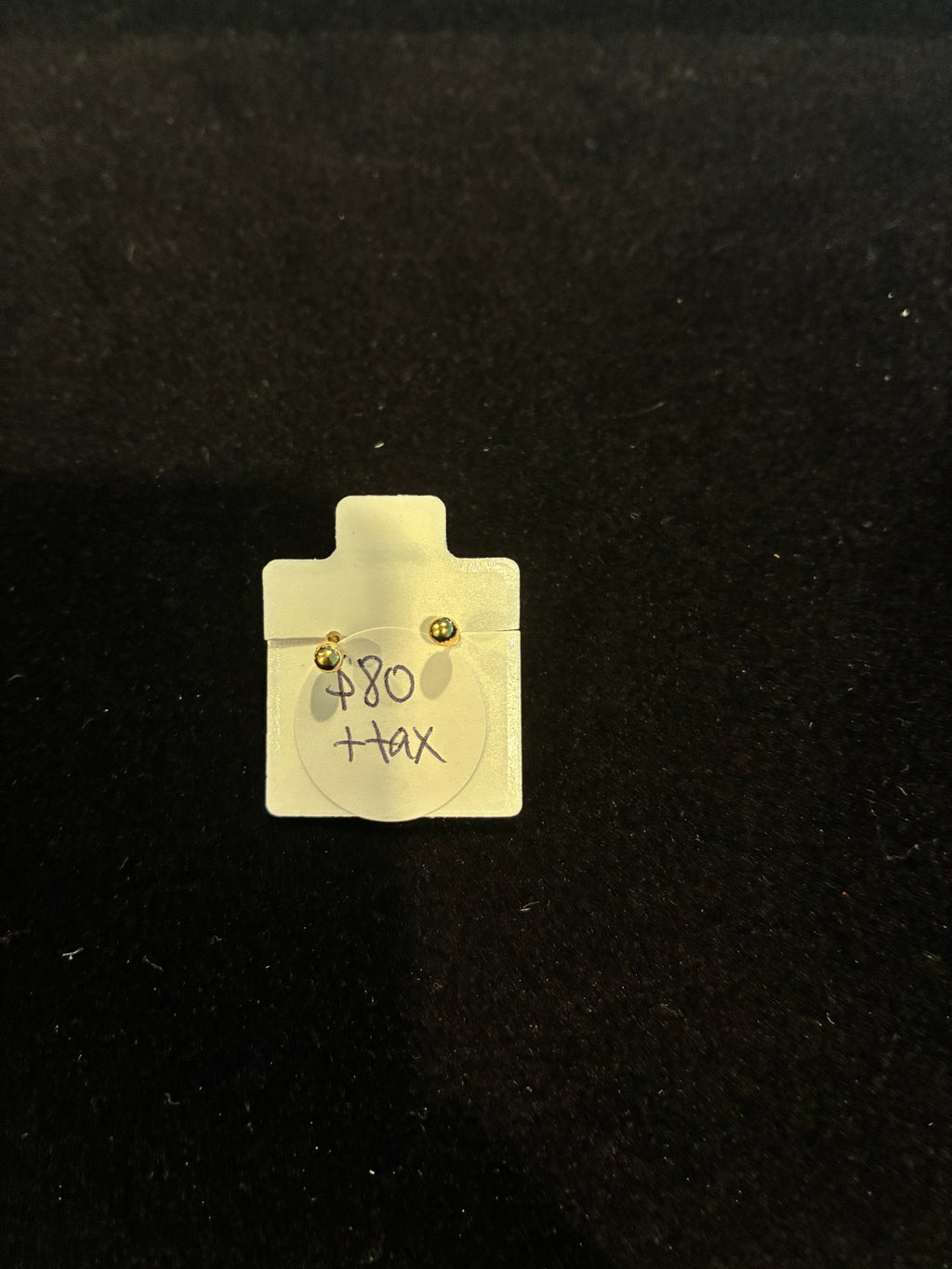 Large 10K Gold Ball studs