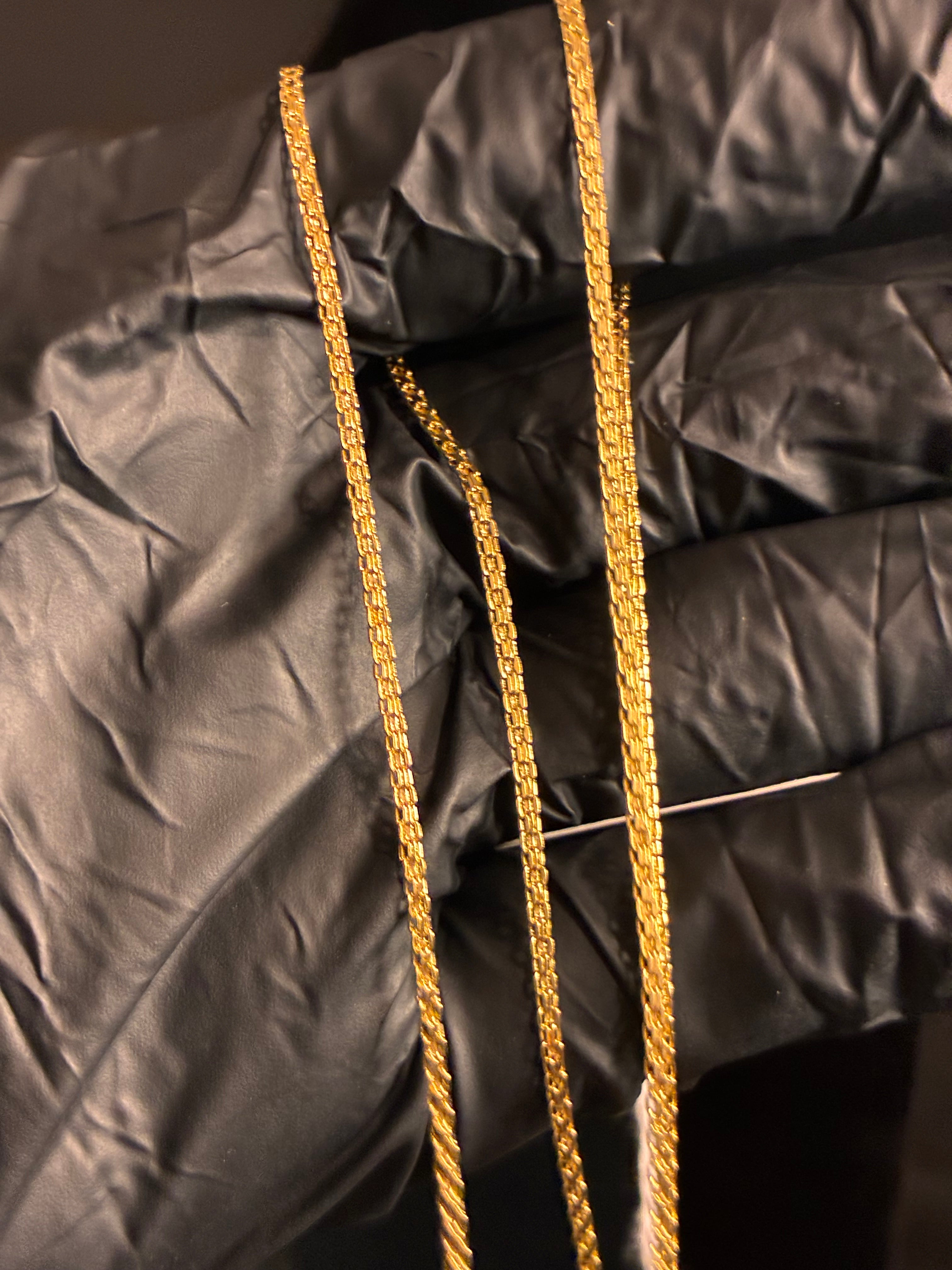 2MM 24inch 10K Italian Gold Bismarck