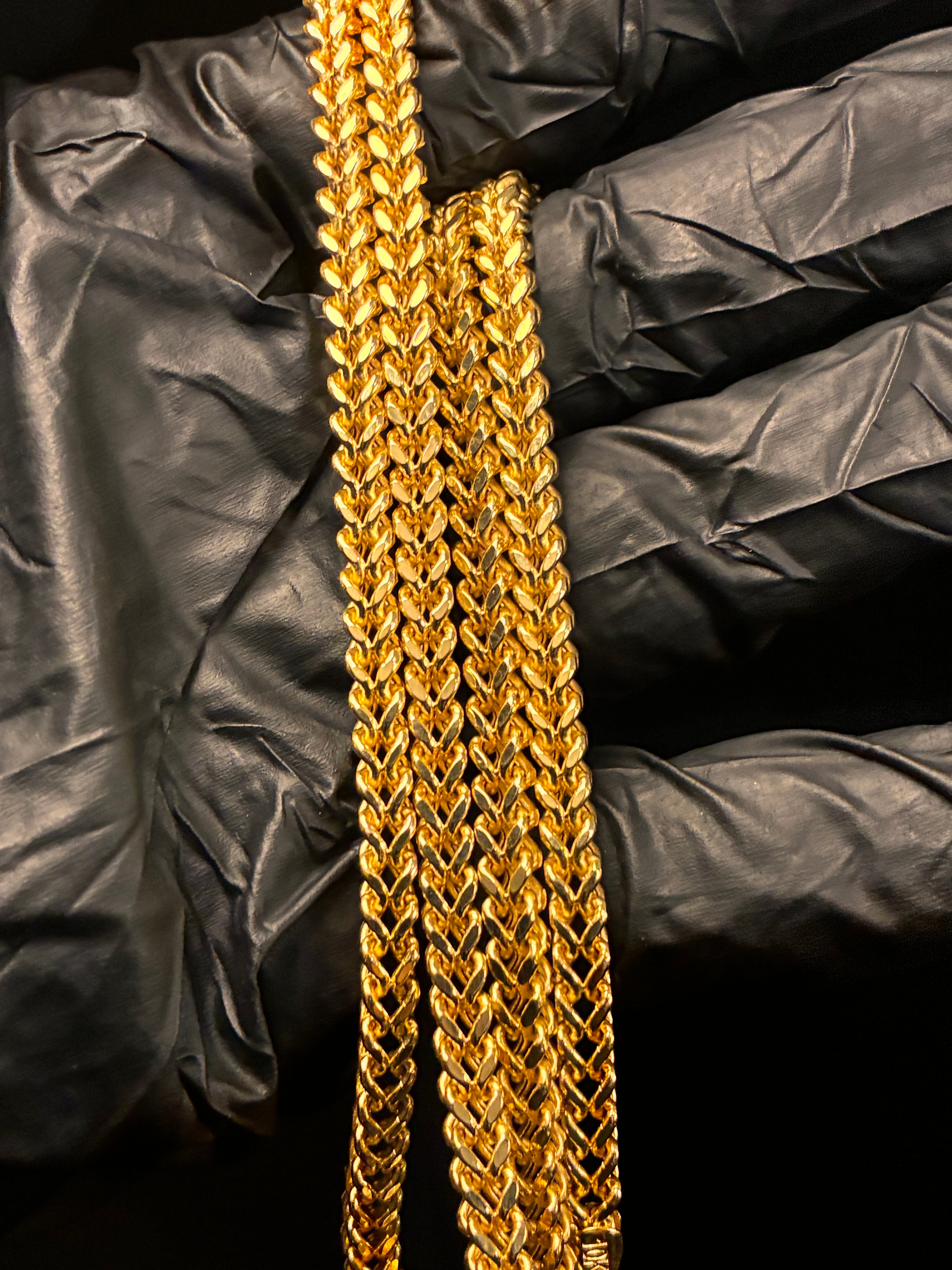 4MM 22inch Solid 10K Gold Franco