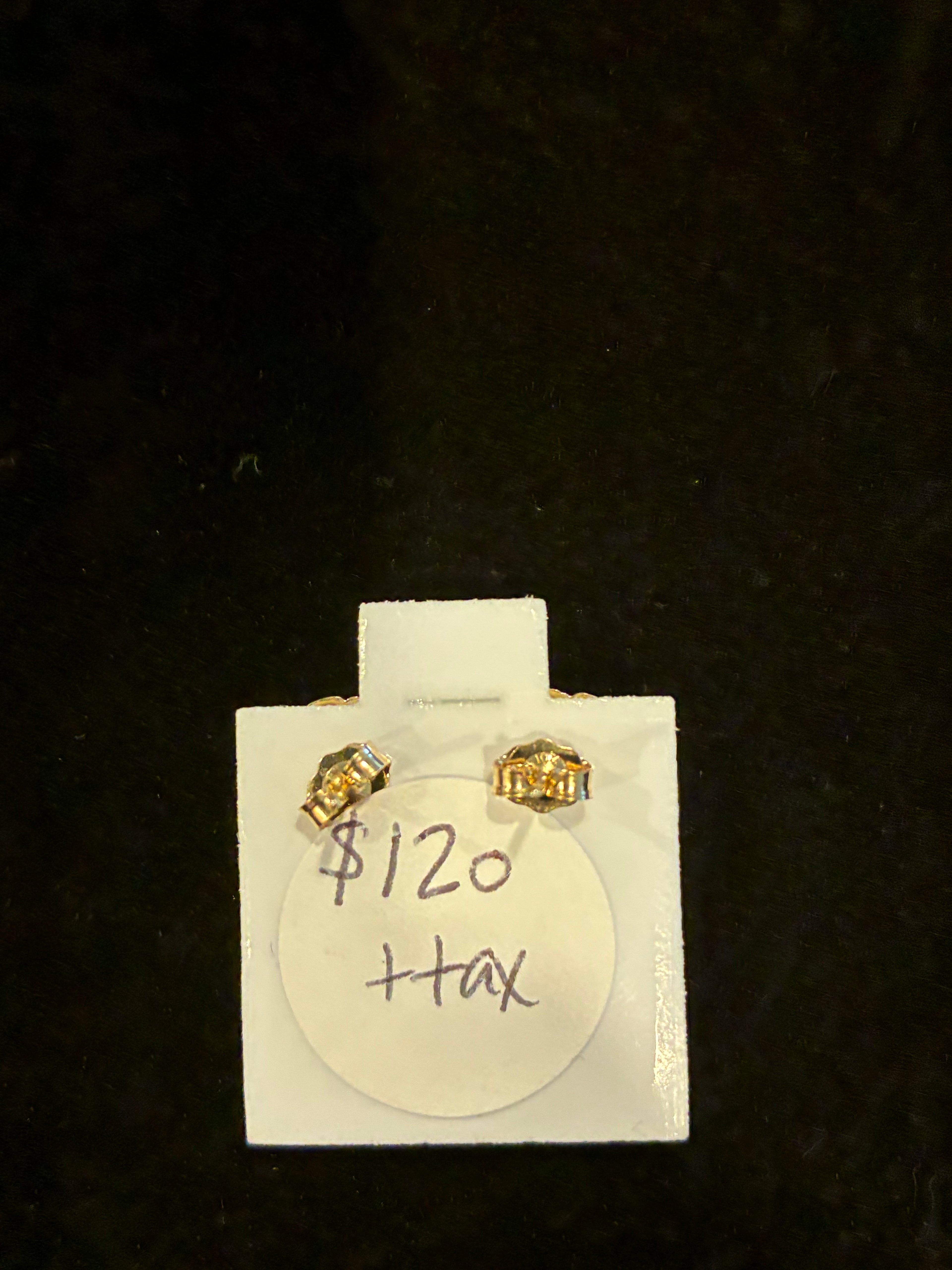 10K Gold Nugget Studs